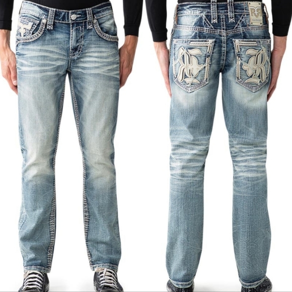 Rock Revival Other - 🆕️Rock Revival Alt Straight Leg Jeans. (Baird A203). Men's Size: W38x34L